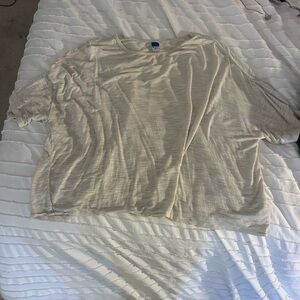 Cream Oversized T-Shirt